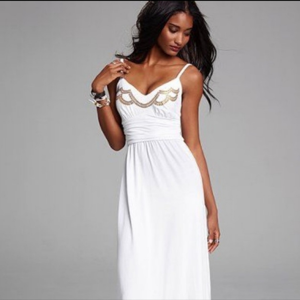 NWOT Victoria's Secret bra-top cotton maxi dress size M
